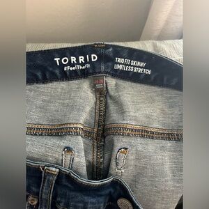 Torrid Limitless Stretch Skinny Jeans - Dark Blue